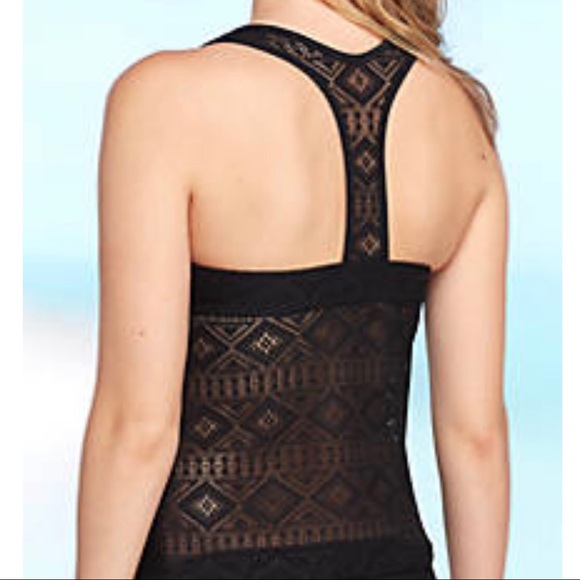 Red Camel Swim Black Crochet Tankini Swim Top Poshmark